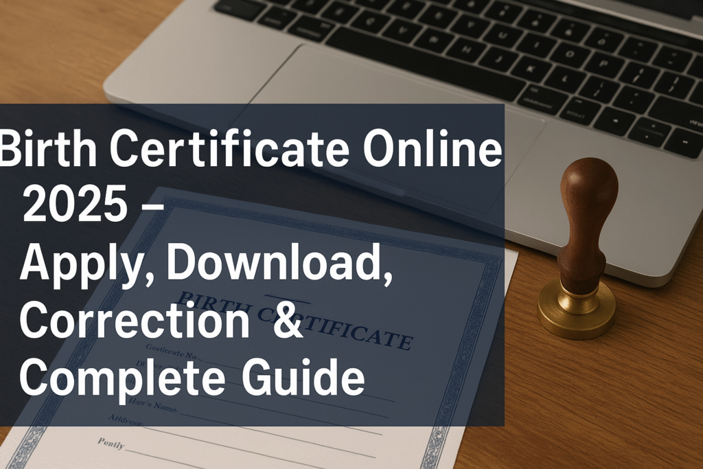 Apply and download birth certificate online in India – 2025 step-by-step guide