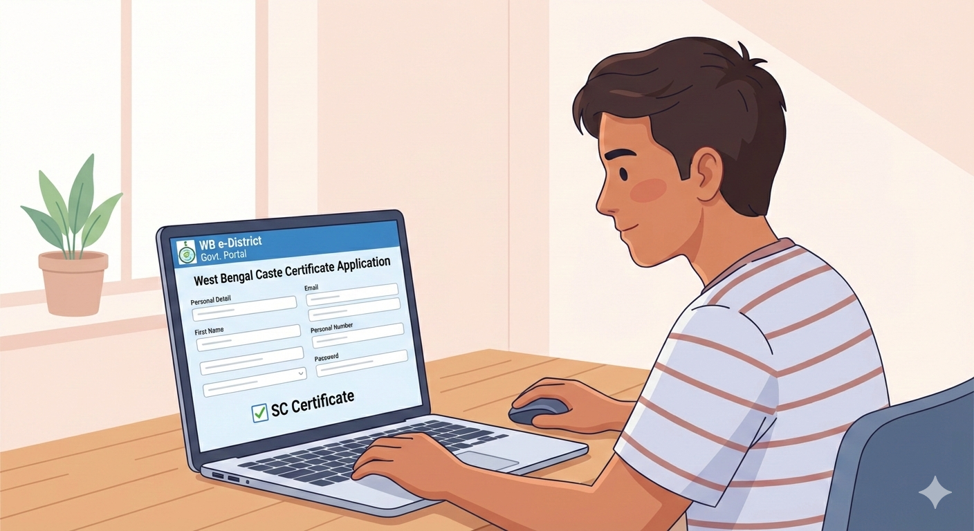 Apply SC Certificate Online WB