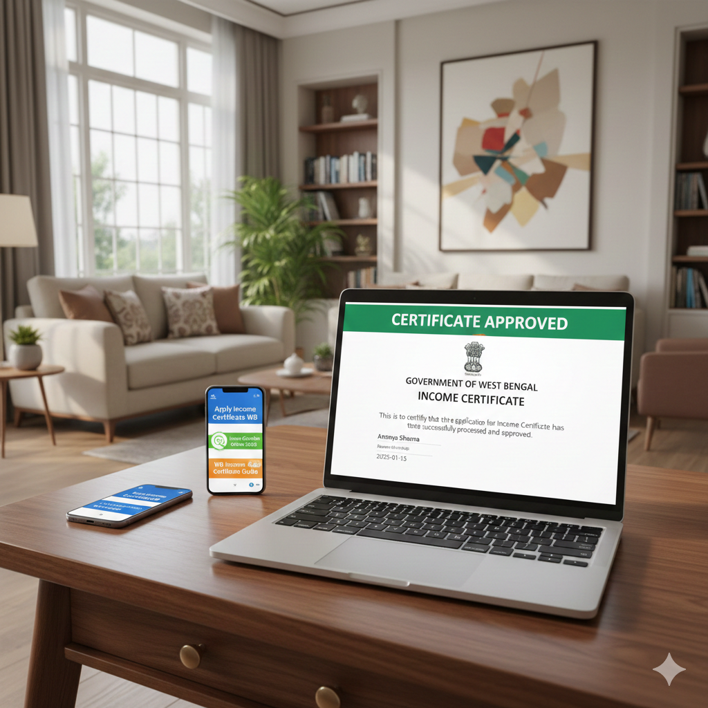 Income certificate approval West Bengal